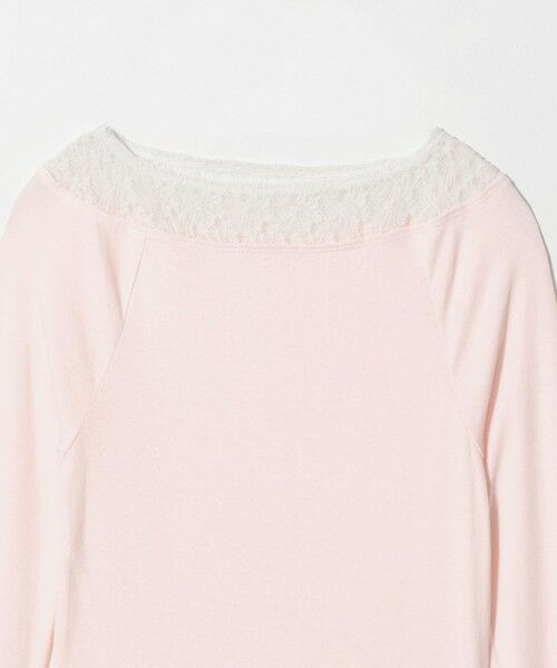 BEAUTY&YOUTH UNITED ARROWS / ビューティー&ユース ユナイテッドアローズ カットソー | レースドッキング ロングスリーブ カットソー | 詳細8