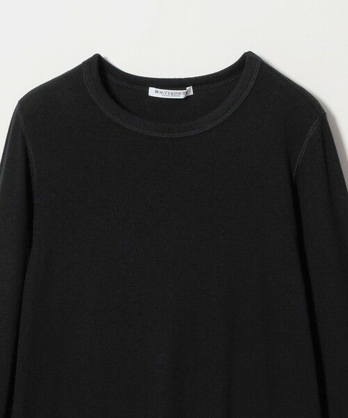 BEAUTY&YOUTH UNITED ARROWS / ビューティー&ユース ユナイテッドアローズ カットソー | 毛セルロースブレンド クルーネック カットソー | 詳細3