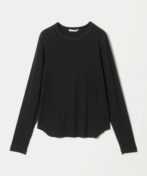 BEAUTY&YOUTH UNITED ARROWS / ビューティー&ユース ユナイテッドアローズ カットソー | 毛セルロースブレンド クルーネック カットソー（BLACK）