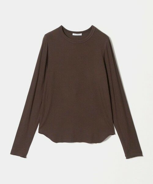 BEAUTY&YOUTH UNITED ARROWS / ビューティー&ユース ユナイテッドアローズ カットソー | 毛セルロースブレンド クルーネック カットソー（DK.BROWN）