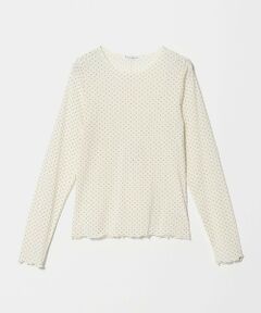 BEAUTY&YOUTH UNITED ARROWS / ビューティー&ユース ユナイテッドアローズ カットソー | ドット チュール ロングスリーブ カットソー