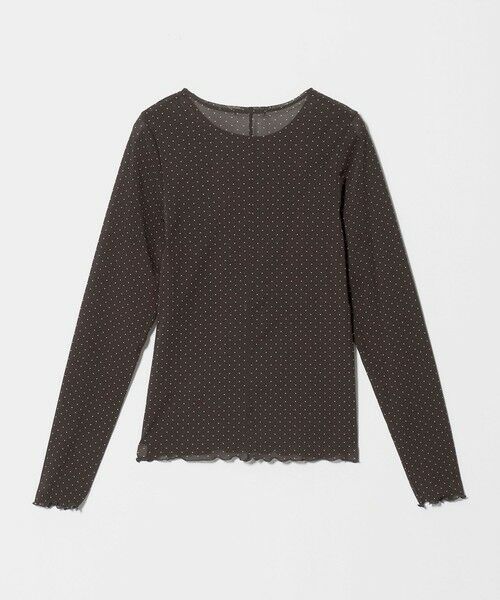 BEAUTY&YOUTH UNITED ARROWS / ビューティー&ユース ユナイテッドアローズ カットソー | ドット チュール ロングスリーブ カットソー | 詳細5