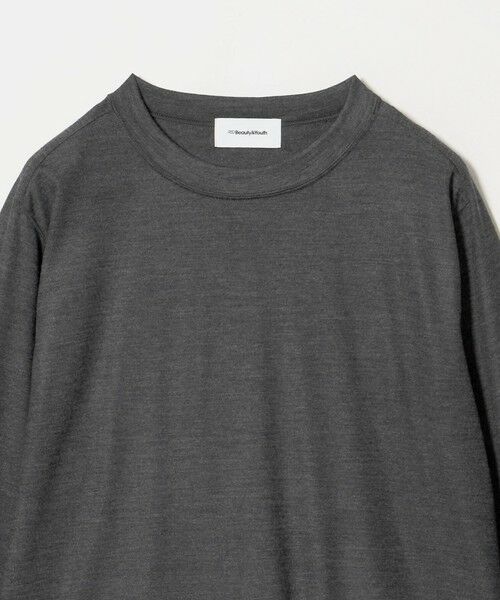 BEAUTY&YOUTH UNITED ARROWS / ビューティー&ユース ユナイテッドアローズ カットソー | 毛 ロングスリーブ プルオーバー | 詳細3