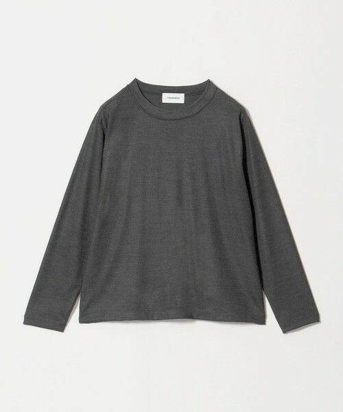 BEAUTY&YOUTH UNITED ARROWS / ビューティー&ユース ユナイテッドアローズ カットソー | 毛 ロングスリーブ プルオーバー（DK.GRAY）