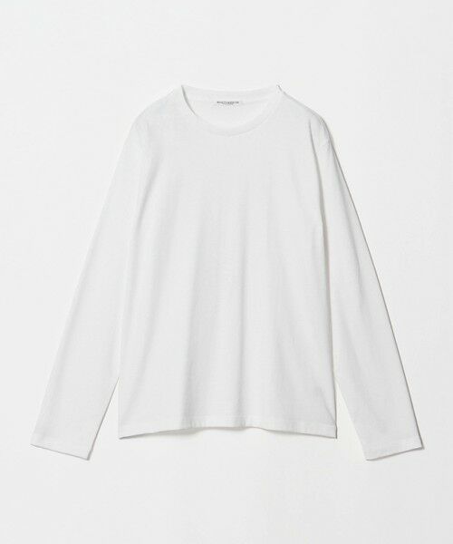 BEAUTY&YOUTH UNITED ARROWS / ビューティー&ユース ユナイテッドアローズ カットソー | ソリッド＆ボーダー ロングスリーブ Tシャツ（WHITE）