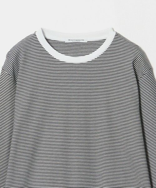 BEAUTY&YOUTH UNITED ARROWS / ビューティー&ユース ユナイテッドアローズ カットソー | ソリッド＆ボーダー ロングスリーブ Tシャツ | 詳細3
