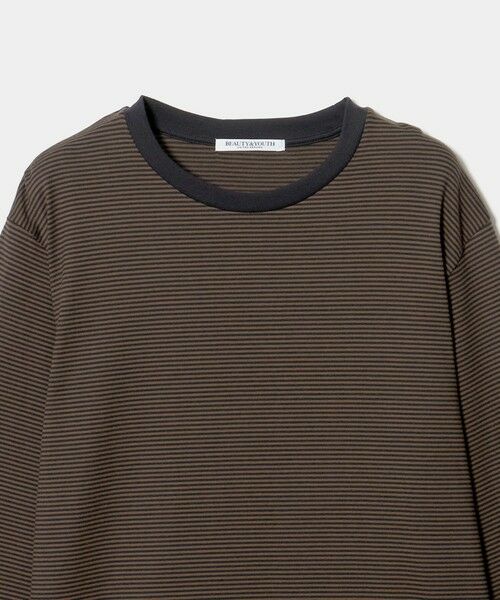 BEAUTY&YOUTH UNITED ARROWS / ビューティー&ユース ユナイテッドアローズ カットソー | ソリッド＆ボーダー ロングスリーブ Tシャツ | 詳細6