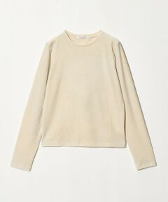 BEAUTY&YOUTH UNITED ARROWS / ビューティー&ユース ユナイテッドアローズ カットソー | ベロア ロングスリーブTシャツ ウォッシャブル