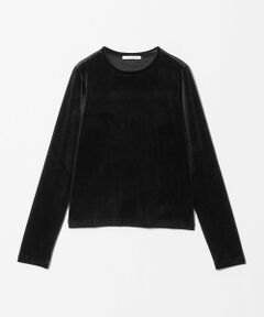 BEAUTY&YOUTH UNITED ARROWS / ビューティー&ユース ユナイテッドアローズ カットソー | ベロア ロングスリーブTシャツ ウォッシャブル