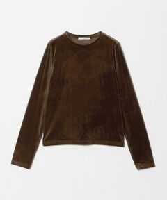 BEAUTY&YOUTH UNITED ARROWS / ビューティー&ユース ユナイテッドアローズ カットソー | ベロア ロングスリーブTシャツ ウォッシャブル