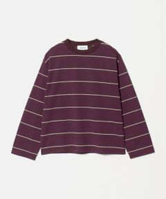BEAUTY&YOUTH UNITED ARROWS / ビューティー&ユース ユナイテッドアローズ Tシャツ | コットンポリエステル ボーダー ロングスリーブTシャツ