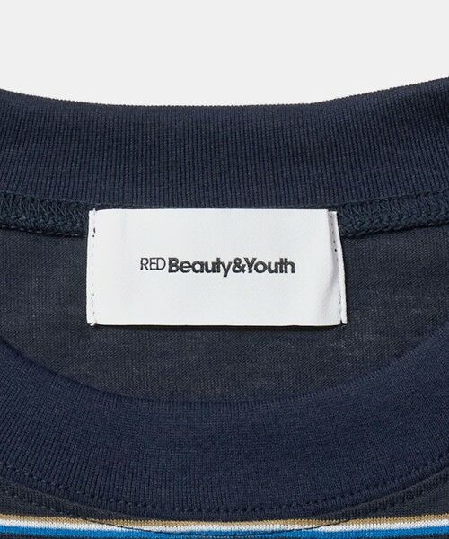 BEAUTY&YOUTH UNITED ARROWS / ビューティー&ユース ユナイテッドアローズ Tシャツ | コットンポリエステル ボーダー ロングスリーブTシャツ | 詳細7