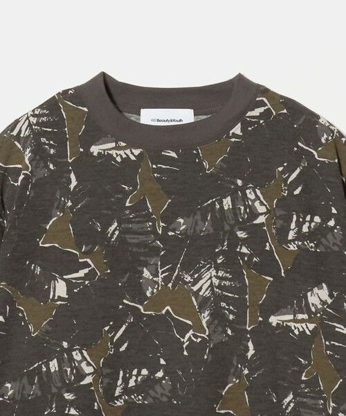 BEAUTY&YOUTH UNITED ARROWS / ビューティー&ユース ユナイテッドアローズ Tシャツ | コットンポリエステル カモフラージュ ロングスリーブTシャツ | 詳細1