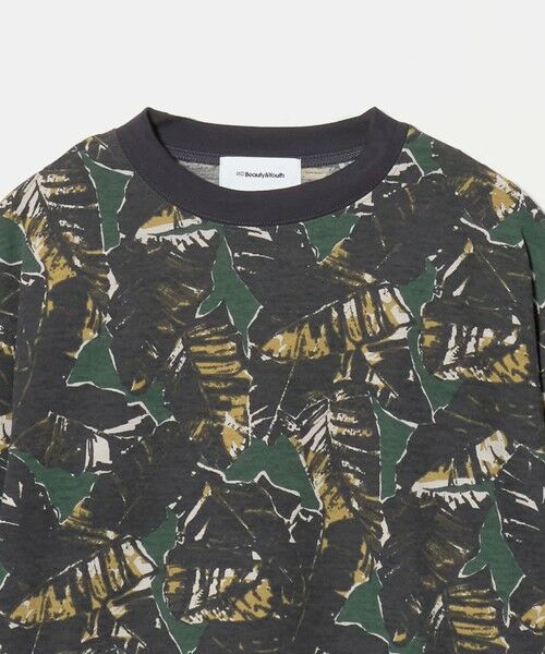 BEAUTY&YOUTH UNITED ARROWS / ビューティー&ユース ユナイテッドアローズ Tシャツ | コットンポリエステル カモフラージュ ロングスリーブTシャツ | 詳細4