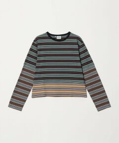 BEAUTY&YOUTH UNITED ARROWS / ビューティー&ユース ユナイテッドアローズ カットソー | ＜Girls Department Club＞トリプルボーダー レイヤー  プルオーバー