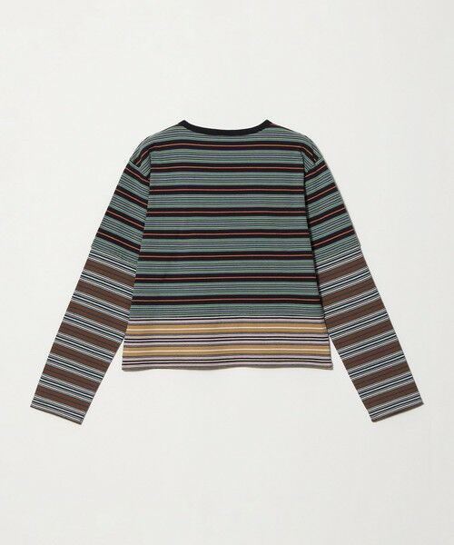 BEAUTY&YOUTH UNITED ARROWS / ビューティー&ユース ユナイテッドアローズ カットソー | ＜Girls Department Club＞トリプルボーダー レイヤー  プルオーバー | 詳細1