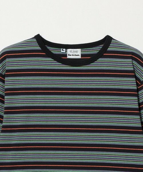 BEAUTY&YOUTH UNITED ARROWS / ビューティー&ユース ユナイテッドアローズ カットソー | ＜Girls Department Club＞トリプルボーダー レイヤー  プルオーバー | 詳細2