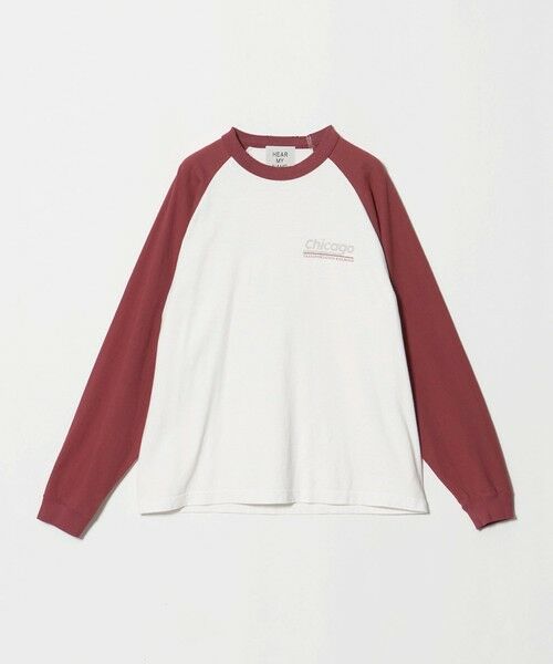 BEAUTY&YOUTH UNITED ARROWS / ビューティー&ユース ユナイテッドアローズ カットソー | 【別注】＜HEAR MY NAME＞ラグラン ロングスリーブ Tシャツ | 詳細4
