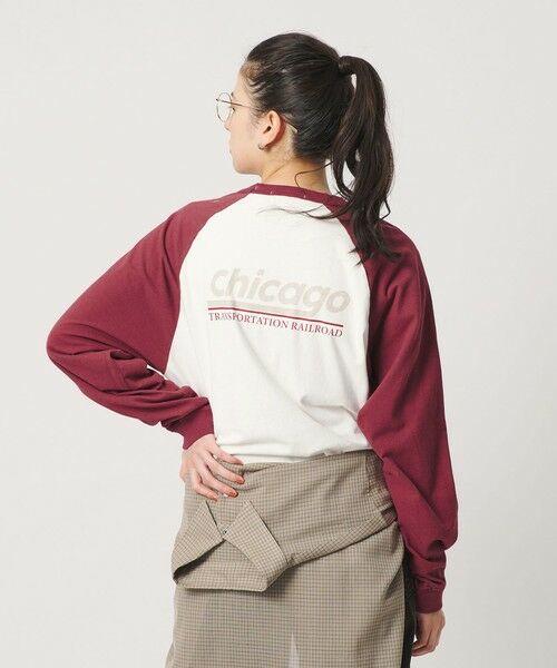 BEAUTY&YOUTH UNITED ARROWS / ビューティー&ユース ユナイテッドアローズ カットソー | 【別注】＜HEAR MY NAME＞ラグラン ロングスリーブ Tシャツ | 詳細2