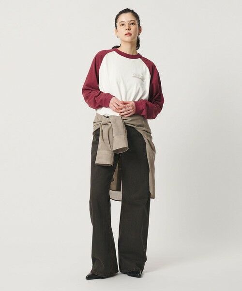 BEAUTY&YOUTH UNITED ARROWS / ビューティー&ユース ユナイテッドアローズ カットソー | 【別注】＜HEAR MY NAME＞ラグラン ロングスリーブ Tシャツ | 詳細3