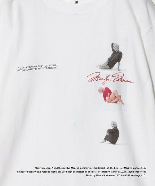 BEAUTY&YOUTH UNITED ARROWS / ビューティー&ユース ユナイテッドアローズ カットソー | 【別注】＜GOOD ROCK SPEED＞Marilyn Monroe/ロングスリーブ Tシャツ | 詳細2