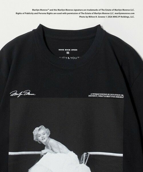 BEAUTY&YOUTH UNITED ARROWS / ビューティー&ユース ユナイテッドアローズ カットソー | 【別注】＜GOOD ROCK SPEED＞Marilyn Monroe/ロングスリーブ Tシャツ | 詳細5