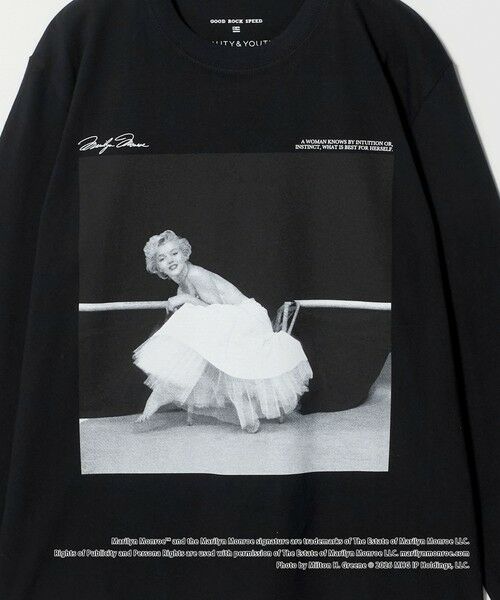 BEAUTY&YOUTH UNITED ARROWS / ビューティー&ユース ユナイテッドアローズ カットソー | 【別注】＜GOOD ROCK SPEED＞Marilyn Monroe/ロングスリーブ Tシャツ | 詳細7
