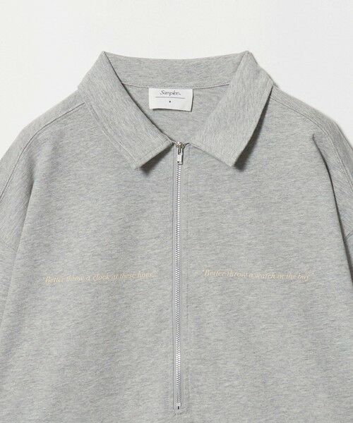 BEAUTY&YOUTH UNITED ARROWS / ビューティー&ユース ユナイテッドアローズ カットソー | 【別注】＜Samplee＞ハーフジップ プルオーバー | 詳細1