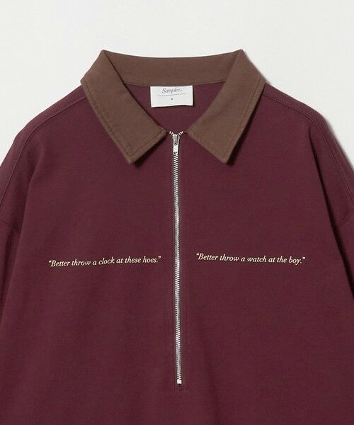 BEAUTY&YOUTH UNITED ARROWS / ビューティー&ユース ユナイテッドアローズ カットソー | 【別注】＜Samplee＞ハーフジップ プルオーバー | 詳細5