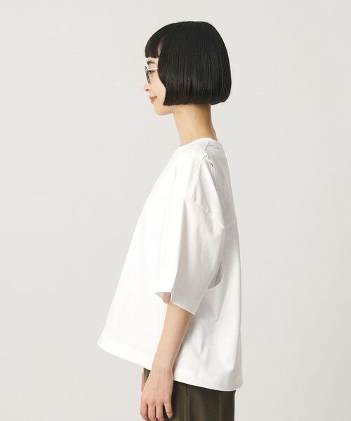 BEAUTY&YOUTH UNITED ARROWS / ビューティー&ユース ユナイテッドアローズ カットソー | 【WEB限定】バックレイヤード ドローストリング Tシャツ | 詳細5