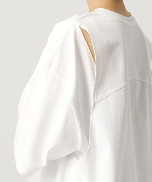 BEAUTY&YOUTH UNITED ARROWS / ビューティー&ユース ユナイテッドアローズ カットソー | 【WEB限定】バックレイヤード ドローストリング Tシャツ | 詳細10
