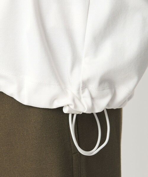 BEAUTY&YOUTH UNITED ARROWS / ビューティー&ユース ユナイテッドアローズ カットソー | 【WEB限定】バックレイヤード ドローストリング Tシャツ | 詳細11