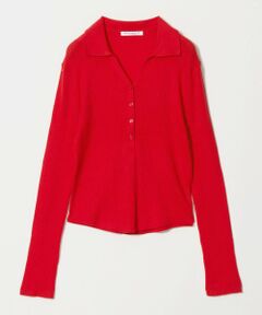 BEAUTY&YOUTH UNITED ARROWS / ビューティー&ユース ユナイテッドアローズ ニット・セーター | スキッパー フロントボタン リブニットプルオーバー ウォッシャブル