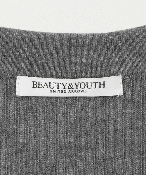 BEAUTY&YOUTH UNITED ARROWS / ビューティー&ユース ユナイテッドアローズ ニット・セーター | スキッパー フロントボタン リブニットプルオーバー ウォッシャブル | 詳細8