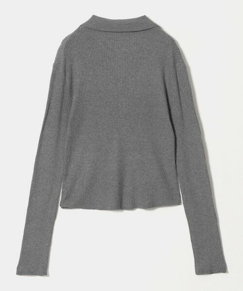 BEAUTY&YOUTH UNITED ARROWS / ビューティー&ユース ユナイテッドアローズ ニット・セーター | スキッパー フロントボタン リブニットプルオーバー ウォッシャブル | 詳細3