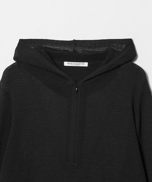 BEAUTY&YOUTH UNITED ARROWS / ビューティー&ユース ユナイテッドアローズ ニット・セーター | コットンポリエステル ニットフーディ ウォッシャブル | 詳細1
