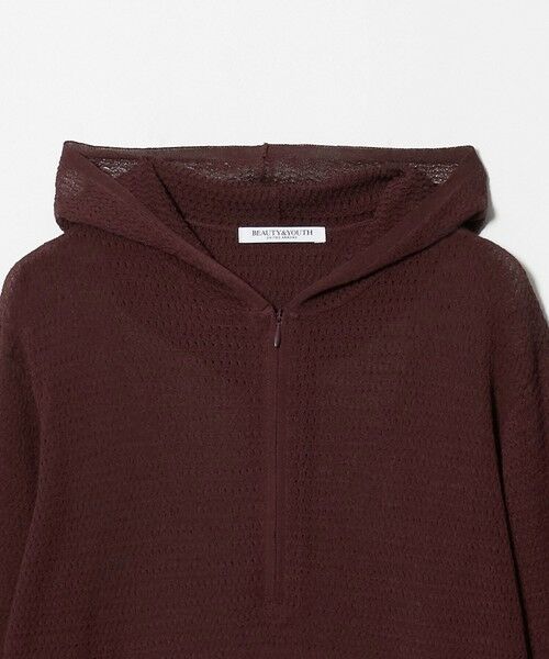 BEAUTY&YOUTH UNITED ARROWS / ビューティー&ユース ユナイテッドアローズ ニット・セーター | コットンポリエステル ニットフーディ ウォッシャブル | 詳細5