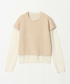 BEAUTY&YOUTH UNITED ARROWS / ビューティー&ユース ユナイテッドアローズ ニット・セーター | レイヤード セット ニットプルオーバー ウォッシャブル