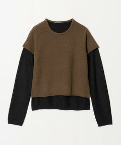 BEAUTY&YOUTH UNITED ARROWS / ビューティー&ユース ユナイテッドアローズ ニット・セーター | レイヤード セット ニットプルオーバー ウォッシャブル