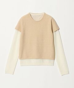 BEAUTY&YOUTH UNITED ARROWS / ビューティー&ユース ユナイテッドアローズ ニット・セーター | レイヤード セット ニットプルオーバー ウォッシャブル