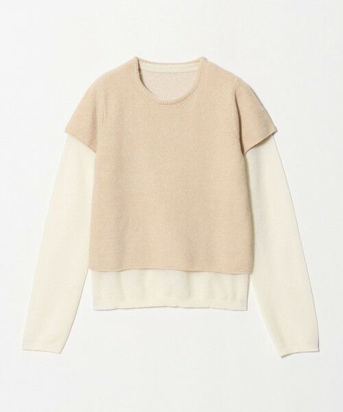 BEAUTY&YOUTH UNITED ARROWS / ビューティー&ユース ユナイテッドアローズ ニット・セーター | レイヤード セット ニットプルオーバー ウォッシャブル（NATURAL）