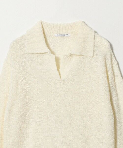 BEAUTY&YOUTH UNITED ARROWS / ビューティー&ユース ユナイテッドアローズ ニット・セーター | テープヤーン スキッパー ニットプルオーバー ウォッシャブル | 詳細8