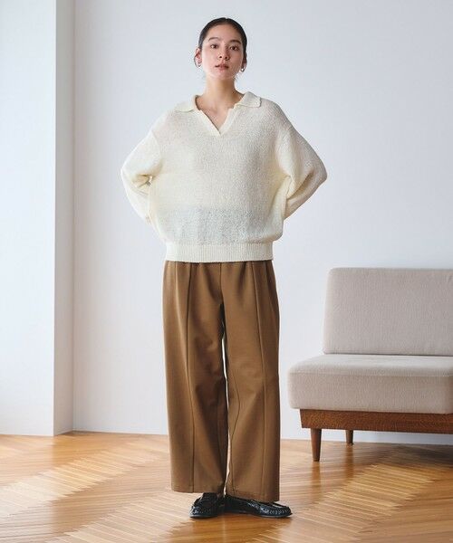 BEAUTY&YOUTH UNITED ARROWS / ビューティー&ユース ユナイテッドアローズ ニット・セーター | テープヤーン スキッパー ニットプルオーバー ウォッシャブル | 詳細5
