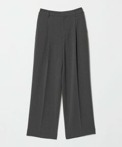BEAUTY&YOUTH UNITED ARROWS / ビューティー&ユース ユナイテッドアローズ スラックス・ドレスパンツ | ポリエステルブレンド メランジ バックゴム ストレートパンツ 防シワ ウォッシャブル