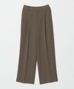 BEAUTY&YOUTH UNITED ARROWS / ビューティー&ユース ユナイテッドアローズ スラックス・ドレスパンツ | ポリエステルブレンド メランジ バックゴム ストレートパンツ 防シワ ウォッシャブル