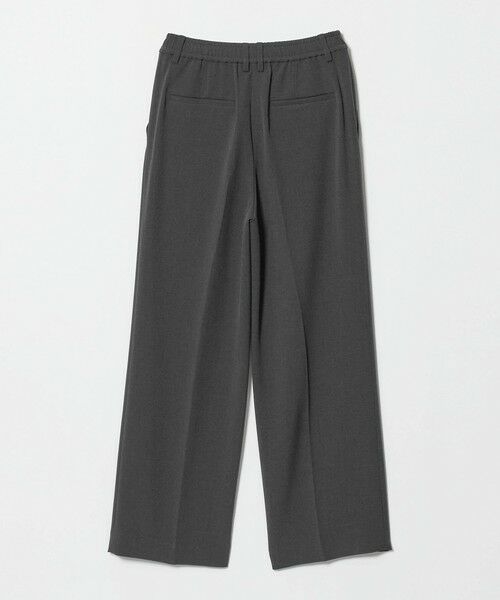 BEAUTY&YOUTH UNITED ARROWS / ビューティー&ユース ユナイテッドアローズ スラックス・ドレスパンツ | ポリエステルブレンド メランジ バックゴム ストレートパンツ 防シワ ウォッシャブル | 詳細1