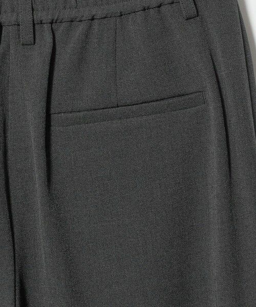 BEAUTY&YOUTH UNITED ARROWS / ビューティー&ユース ユナイテッドアローズ スラックス・ドレスパンツ | ポリエステルブレンド メランジ バックゴム ストレートパンツ 防シワ ウォッシャブル | 詳細4