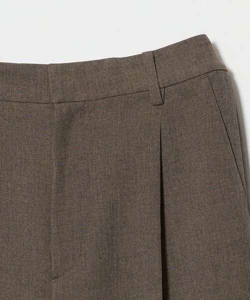 BEAUTY&YOUTH UNITED ARROWS / ビューティー&ユース ユナイテッドアローズ スラックス・ドレスパンツ | ポリエステルブレンド メランジ バックゴム ストレートパンツ 防シワ ウォッシャブル | 詳細11
