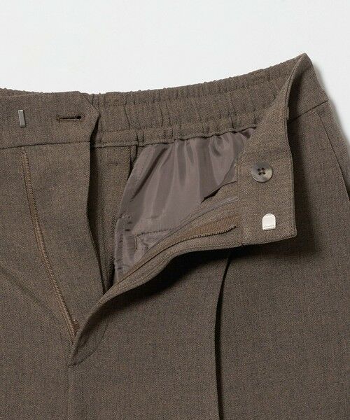BEAUTY&YOUTH UNITED ARROWS / ビューティー&ユース ユナイテッドアローズ スラックス・ドレスパンツ | ポリエステルブレンド メランジ バックゴム ストレートパンツ 防シワ ウォッシャブル | 詳細12