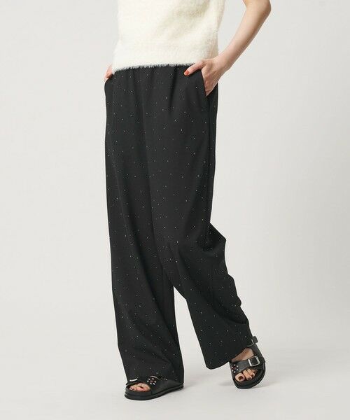 BEAUTY&YOUTH UNITED ARROWS / ビューティー&ユース ユナイテッドアローズ その他パンツ | ラインストーン イージーパンツ ウォッシャブル | 詳細2